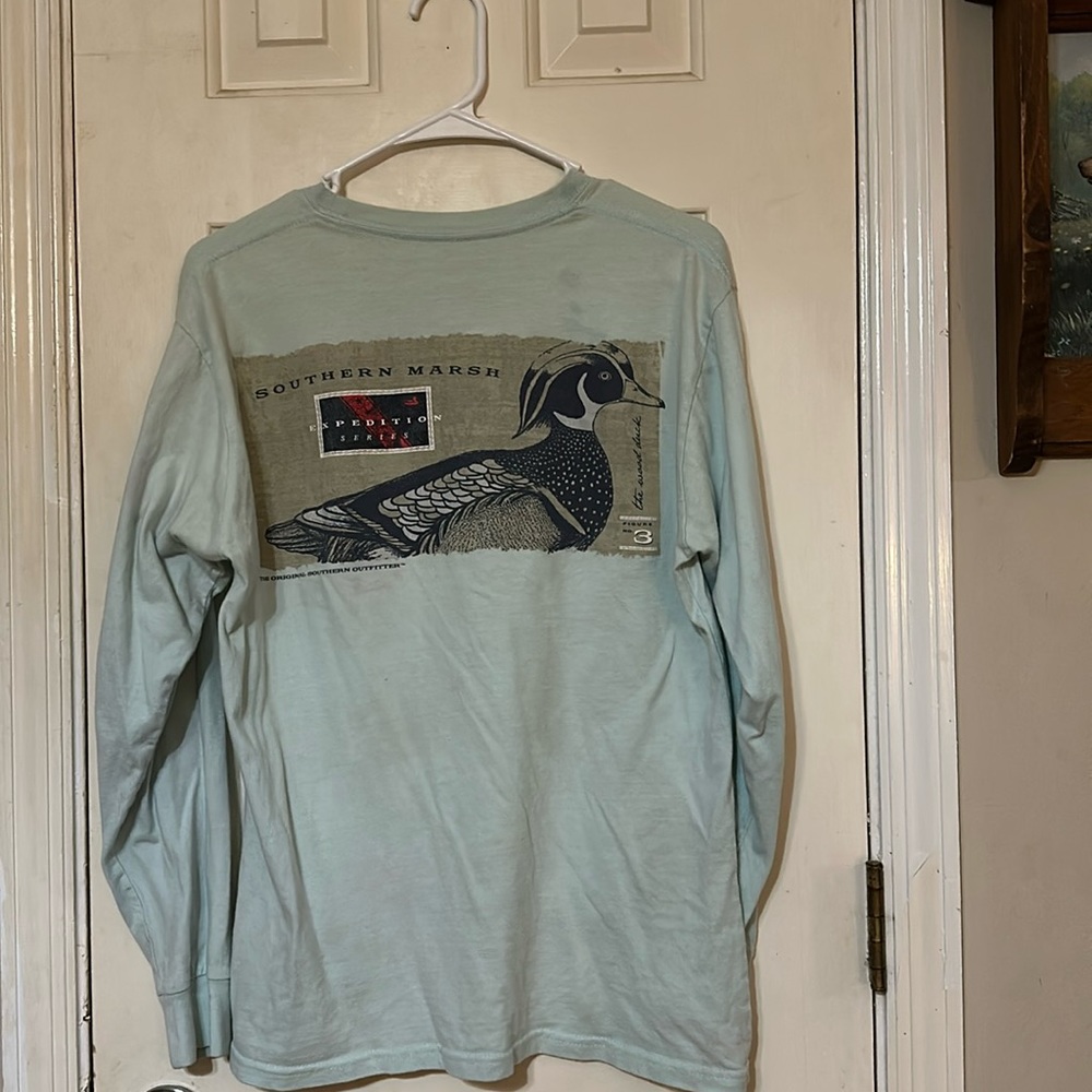 Southern Marsh blue long sleeve men’s shirt